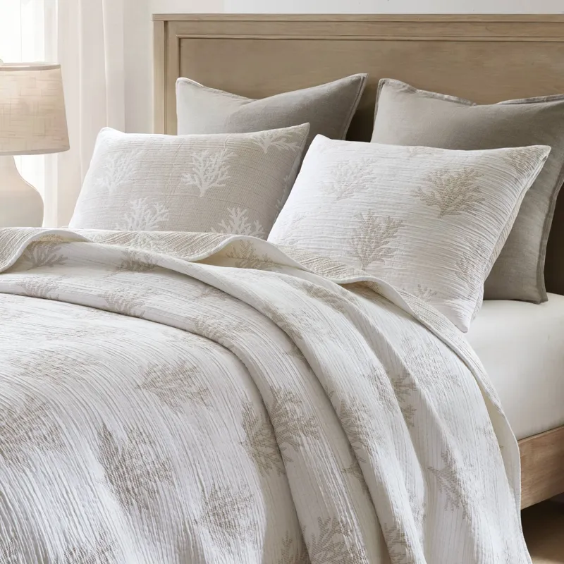 Harbor House Blue Mia Coral 3 Piece Quilt Mini Set