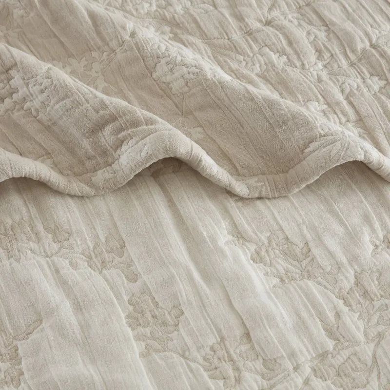 Harbor House Catalina Botanical Cotton Jacquard Throw