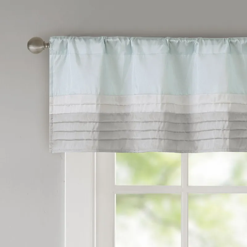 Madison Park Amherst Polyoni Pintuck Window Valance