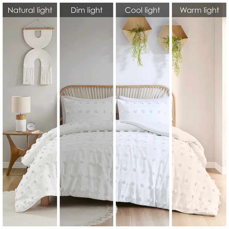 Intelligent Design Lucy Clip Jacquard Comforter Set