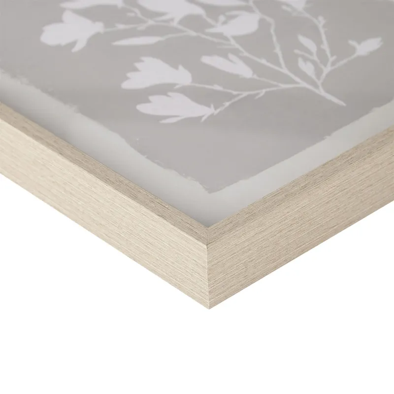 Madison Park Fair Florets 3-piece Framed Glass Wall Art Set - Beige