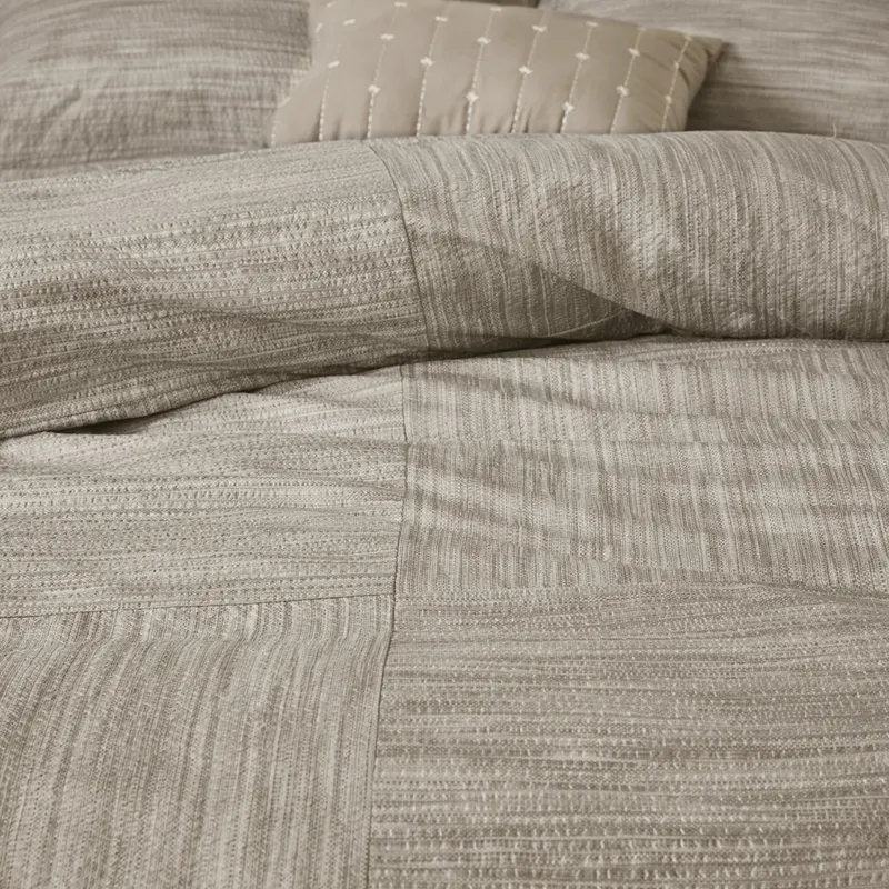 Madison Park Walter 7 Piece Printed Seersucker Comforter Set