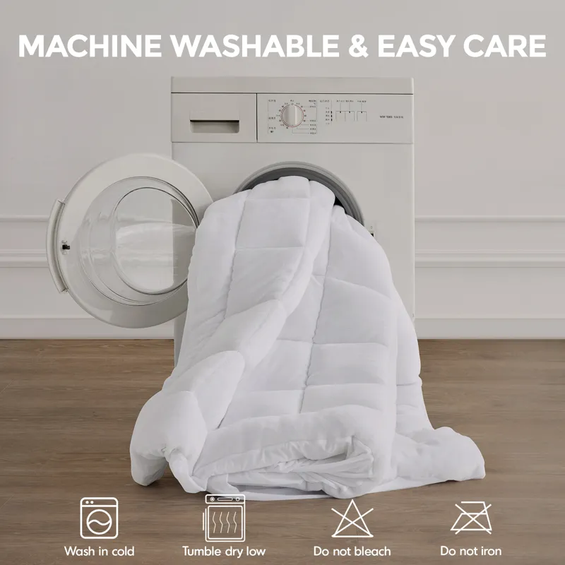 Cloud Soft Twin XL Overfilled Plush Hypoallergenic Down Alternative Waterproof Mattress Pad - White