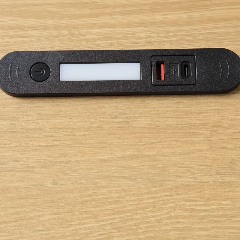 Teagan Rattan Accent Side Table with Drawer Storage & Lower Open Shelf - Natural