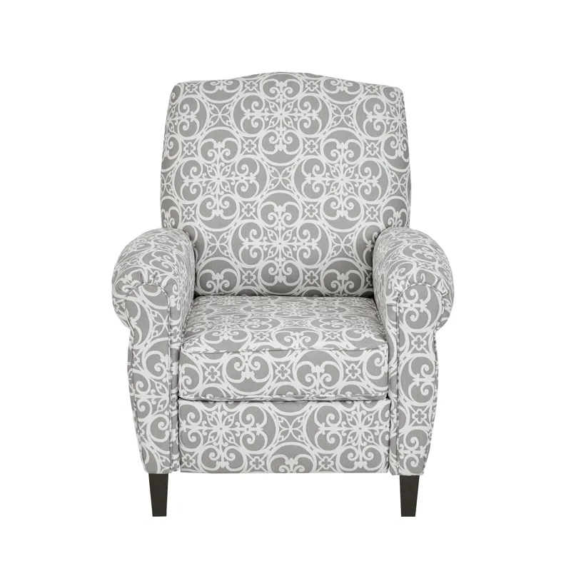 Kirby Push Back Recliner - Grey