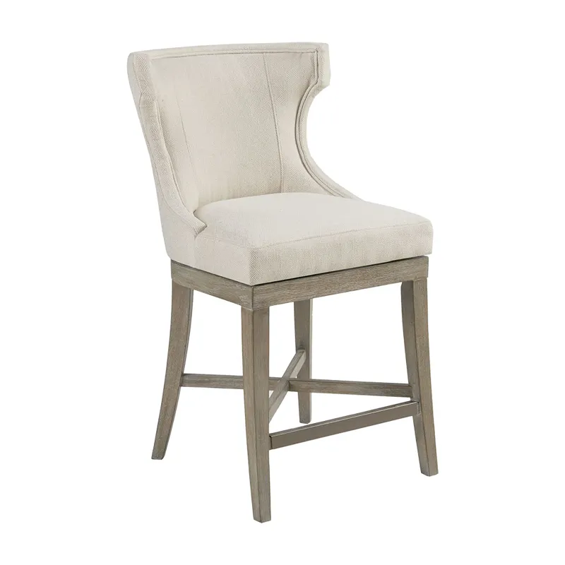 Carson Counter Stool With Swivel Seat - Cream