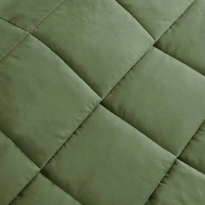 Madison Park Windom Lightweight Down Alternative Blanket with Satin Trim