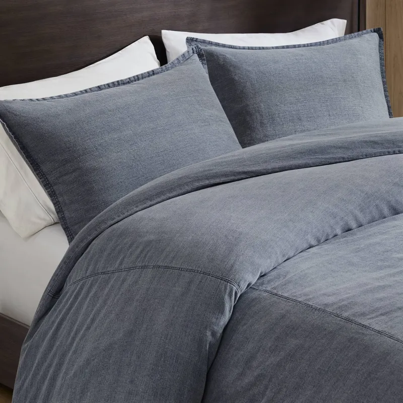 Woolrich Mckenzie Cotton Twill Washed Duvet Set