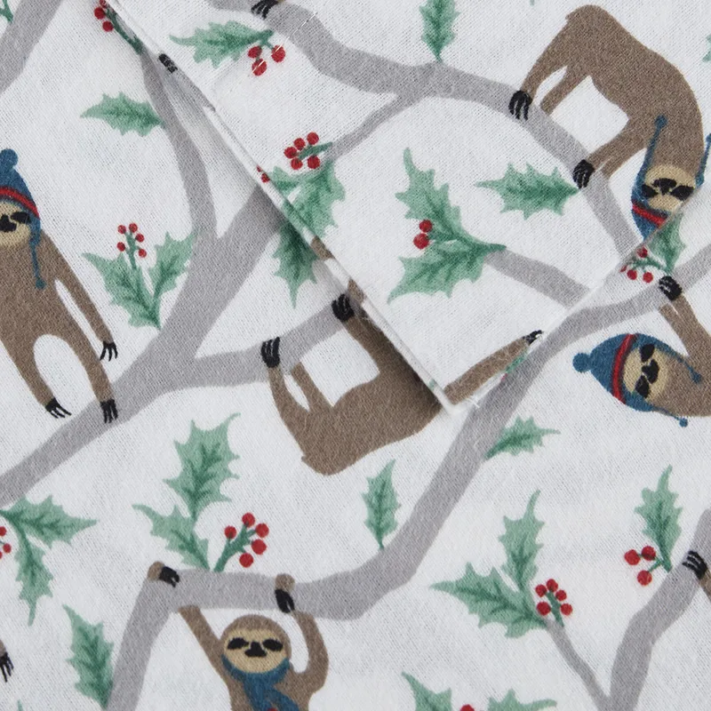 True North by Sleep Philosophy Cozy Cotton Flannel Printed Sheet Set
