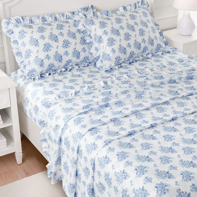 Intelligent Design Microfiber Ruffle Sheets