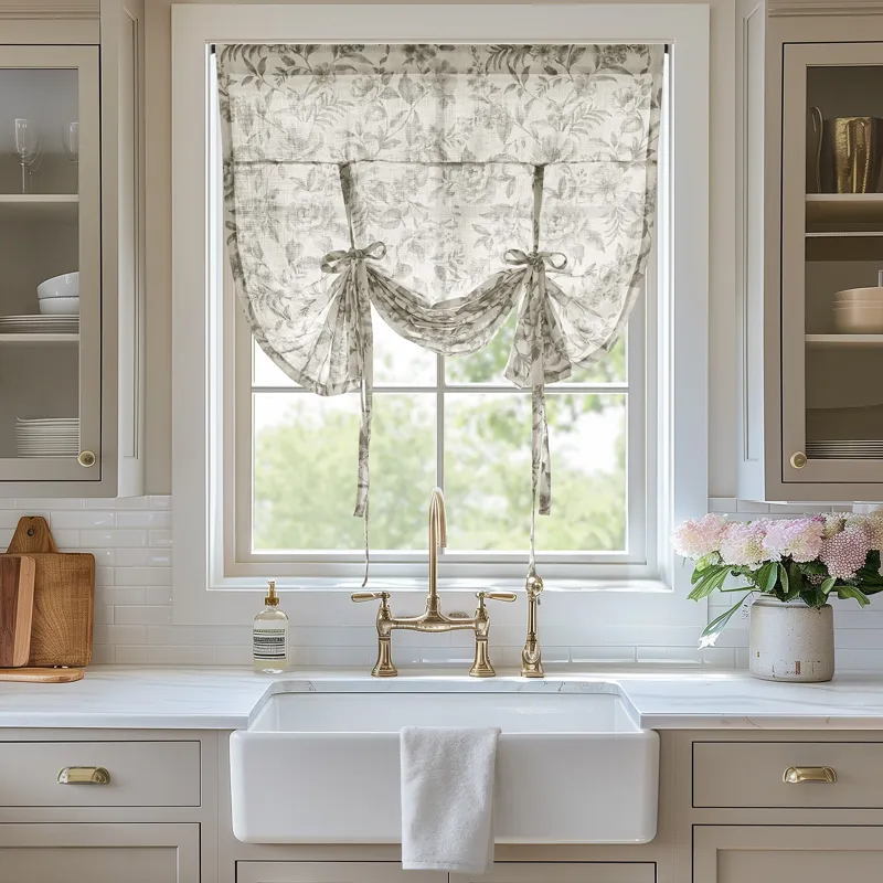 Madison Park Lana Floral Window Panel