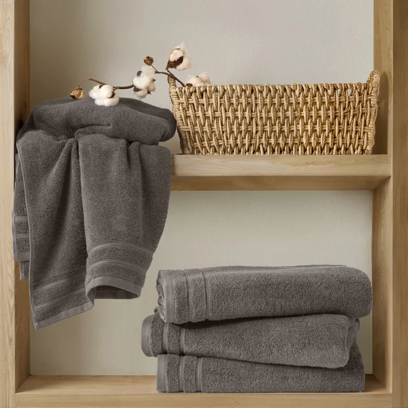 Comfort Spaces 400GSM Essential Bundle Quick Dry 100% Cotton Towel Set