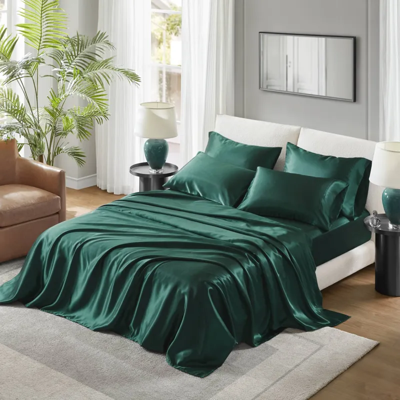 Madison Park Essentials Satin Luxury Sheet Set