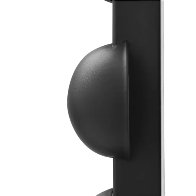 Marlowe 27\" Medium Decorative Round Wall Mirror with Beaded Metal Frame - Black