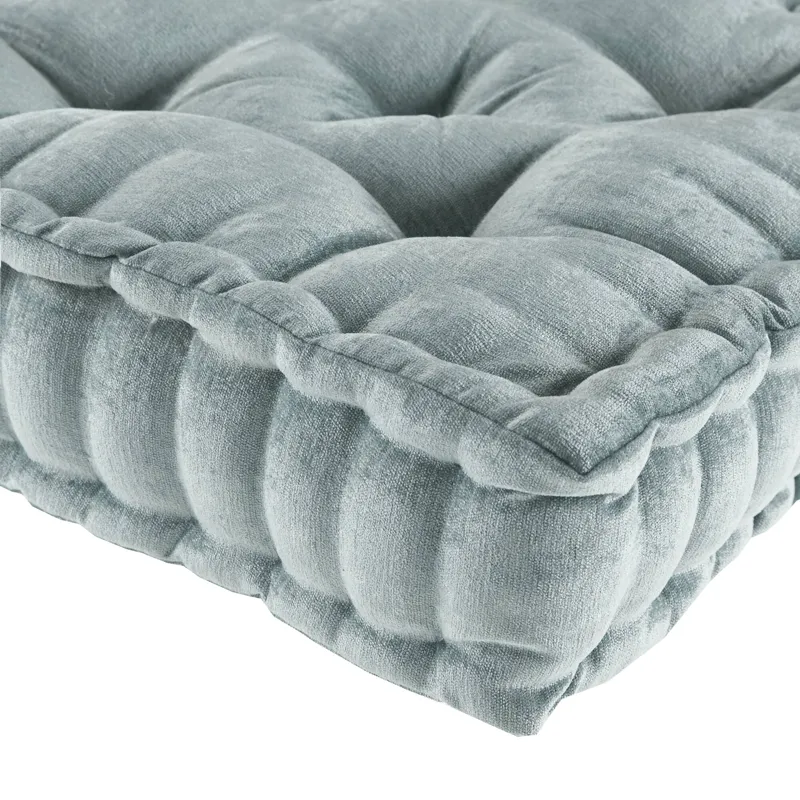 Intelligent Design Azza Poly Chenille Square Floor Pillow Cushion Compress Pack