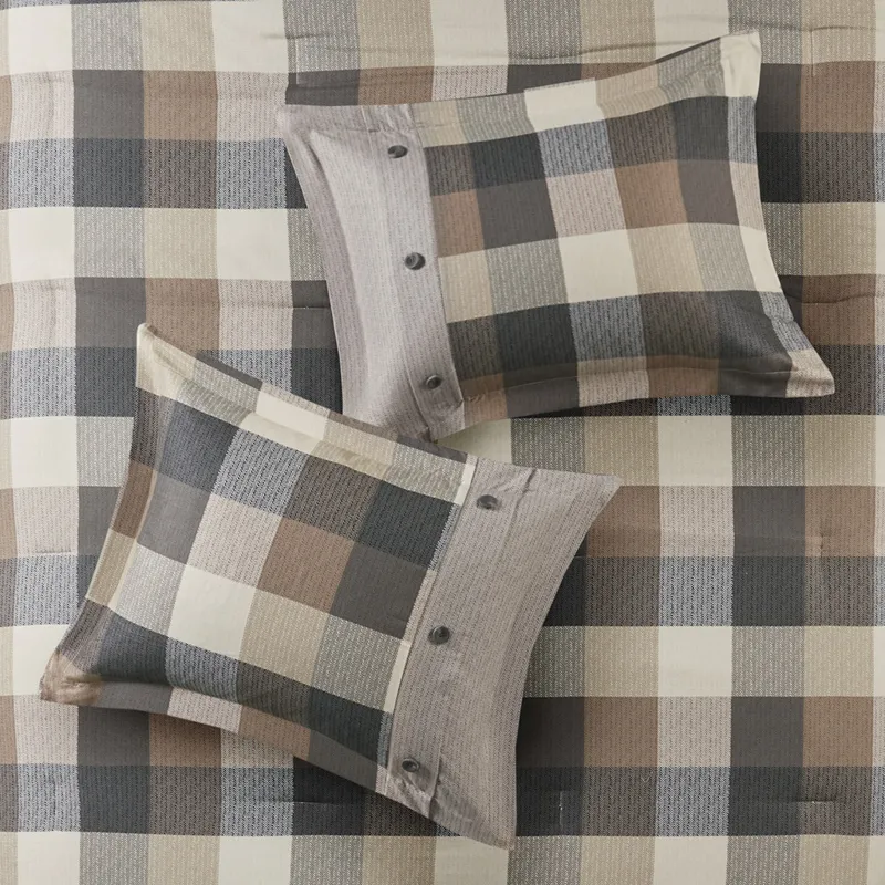 Madison Park Ridge 7 Piece Herringbone Comforter Set