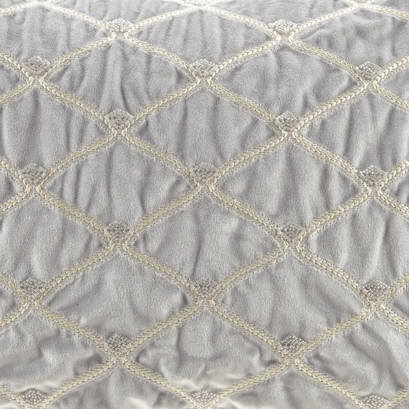 Aumont Oblong Decor Pillow - Silver