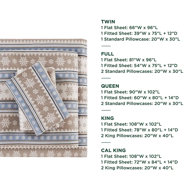Woolrich Cotton Flannel Sheet Set