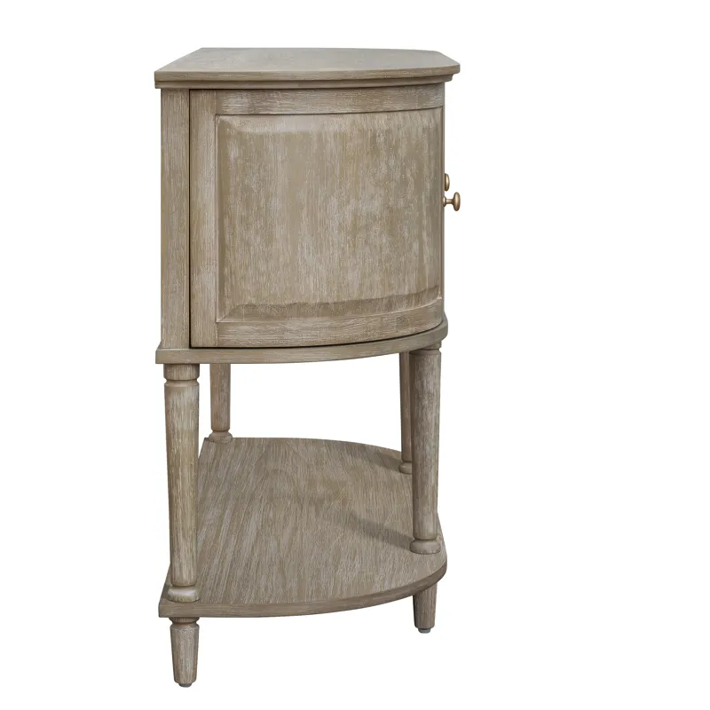 Ayanna Accent Cabinet with Lower Shelf - Reclaimed Wheat