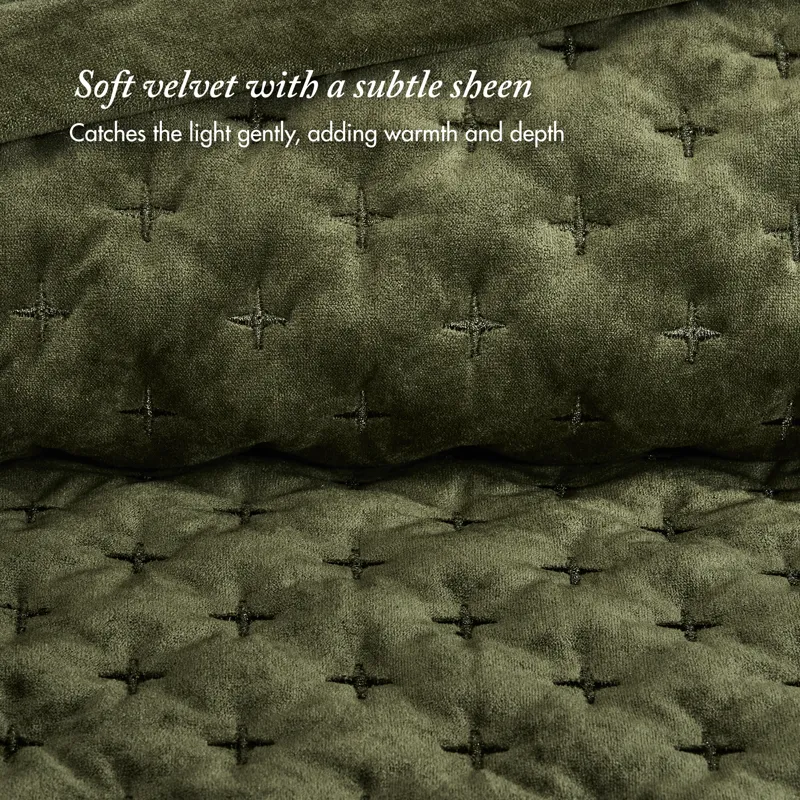 Madison Park Signature Charleston Velvet Coverlet Mini Set