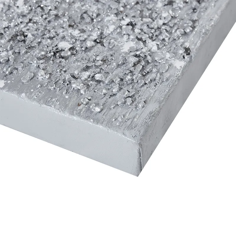 Madison Park Glimmer Heavily Embellished 2-piece Canvas Wall Art Set - Silver