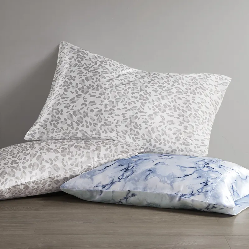 Madison Park Essentials Printed Satin Sheet Set