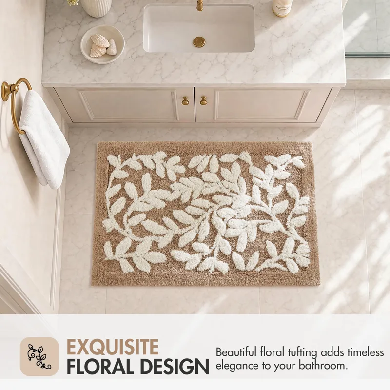 Madison Park Serene Cotton Tufted Bath Rug