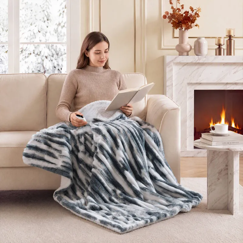 Beautyrest Heated Zuri Luxe Heated Throw