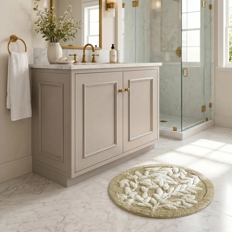 Madison Park Serene Cotton Tufted Bath Rug