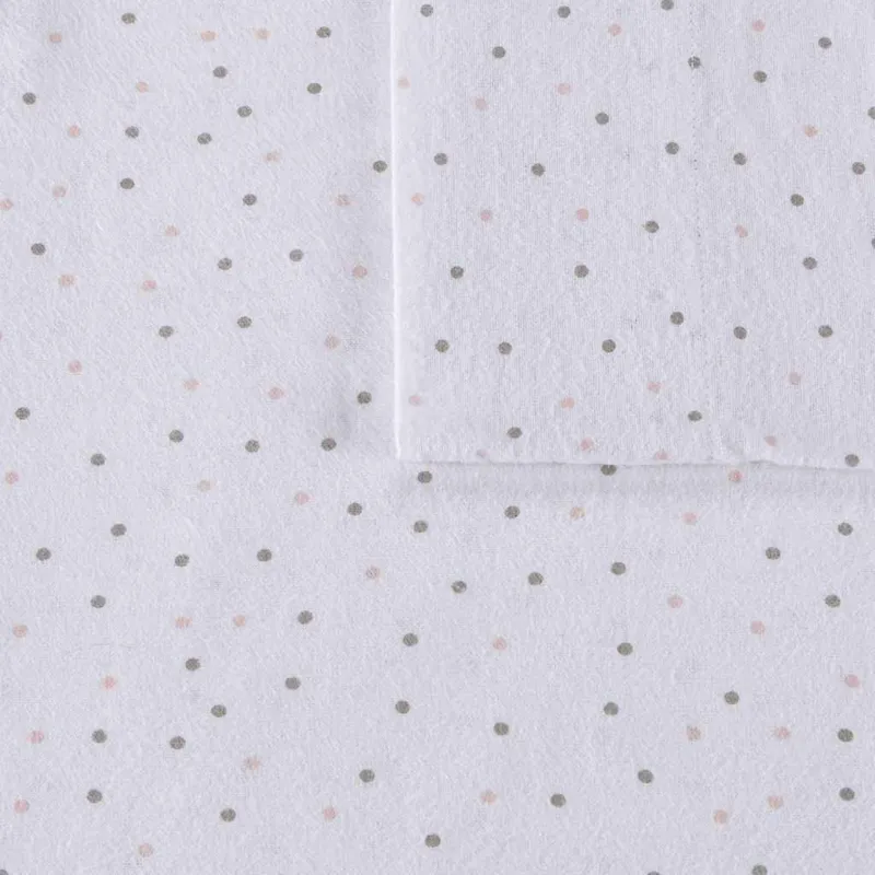 Intelligent Design Cozy Soft Cotton Flannel Printed Sheet Set