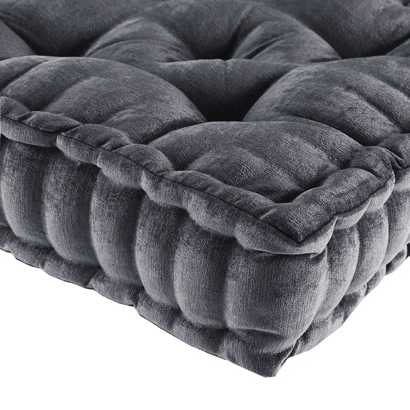 Intelligent Design Azza Poly Chenille Square Floor Pillow Cushion