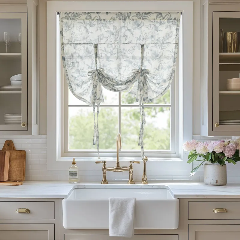 Madison Park Lana Floral Window Panel