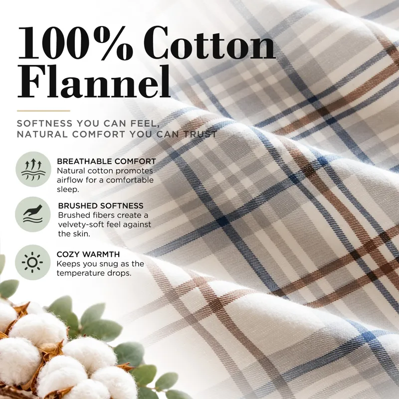 Woolrich Cotton Flannel Sheet Set