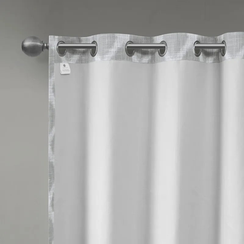 SunSmart Blakesly Printed Ikat Blackout Curtain Panel