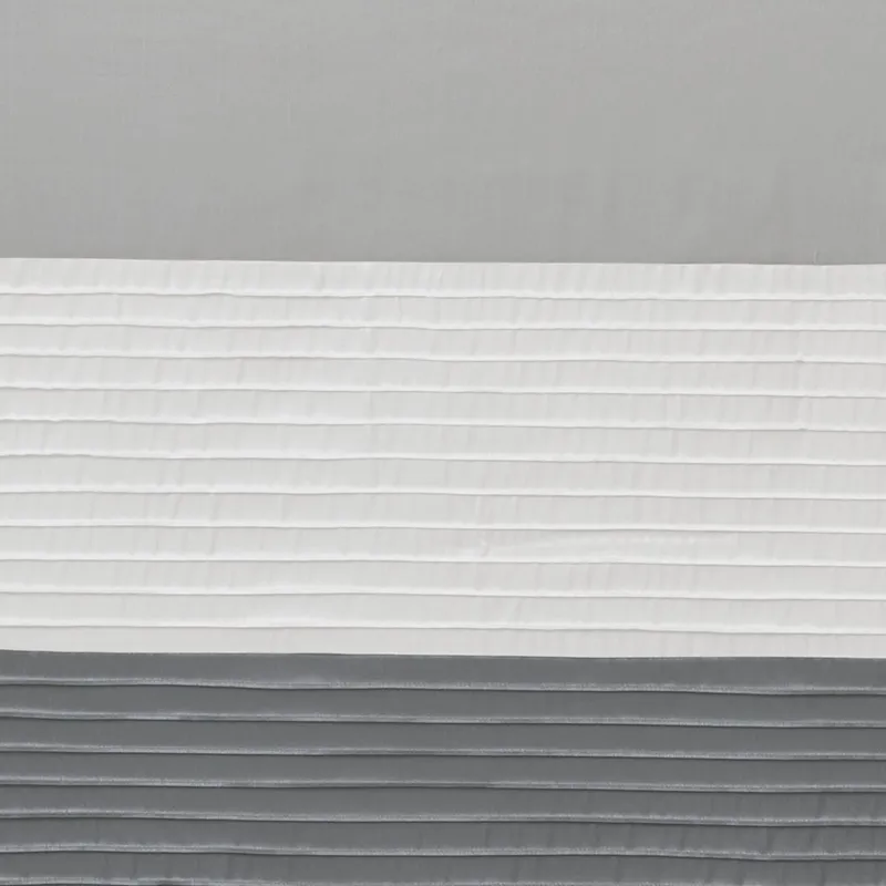 Amherst Polyoni Pintuck Curtain Panel - Grey