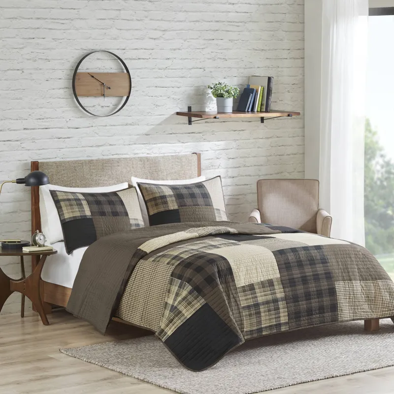 Woolrich Winter Hills Oversized Cotton Quilt Set