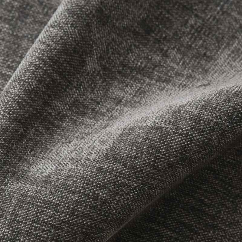 Ultra Ultra Upholstered Dining Side Chairs with wood legs (Set of 2) - Dark Gray