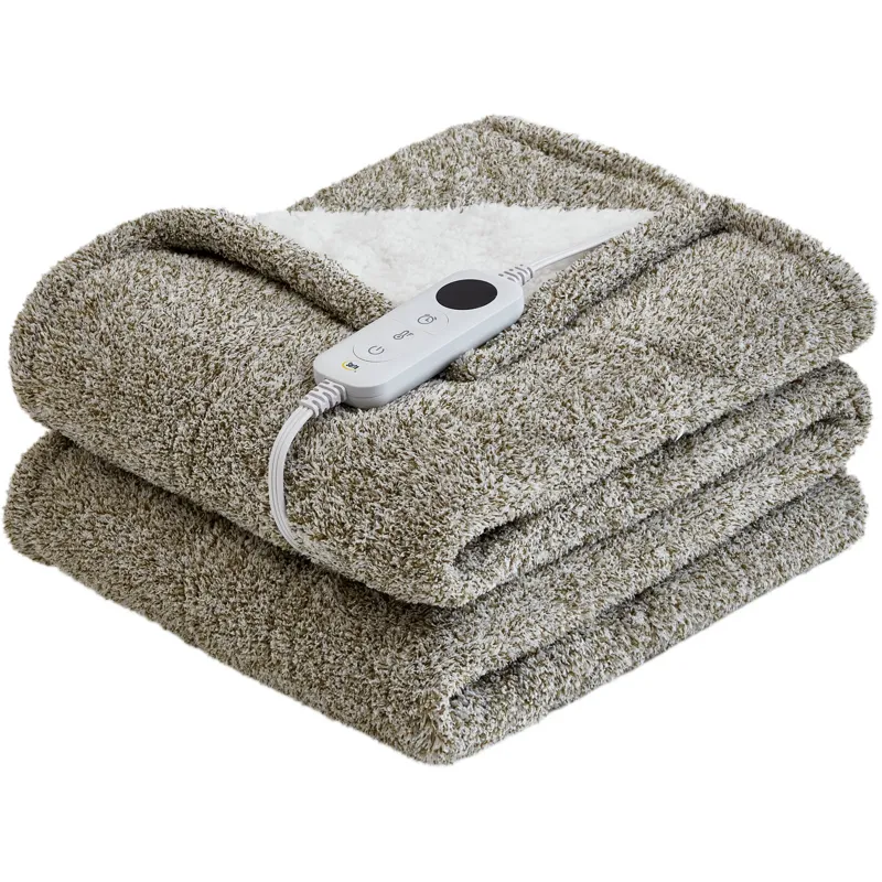 Serta Marled Dream Soft Heated Throw