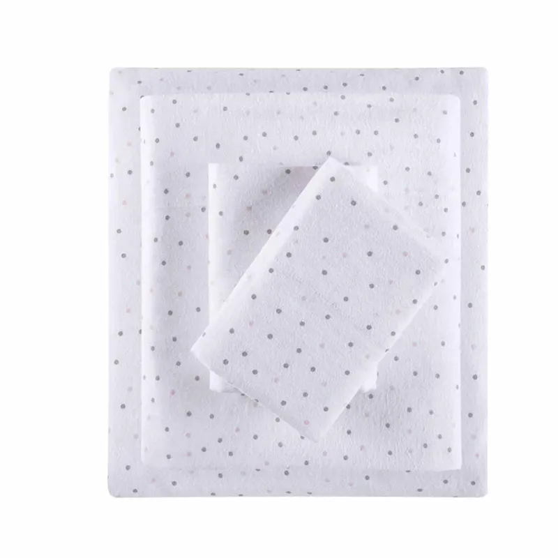 Intelligent Design Cozy Soft Cotton Flannel Printed Sheet Set