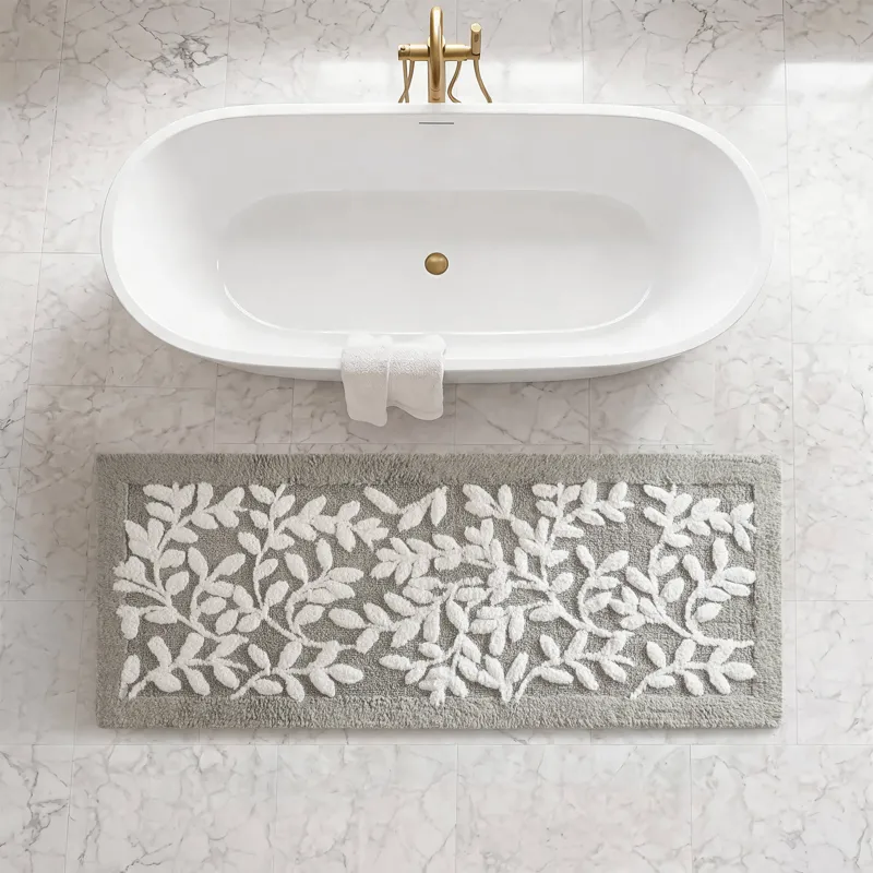 Madison Park Serene Cotton Tufted Bath Rug