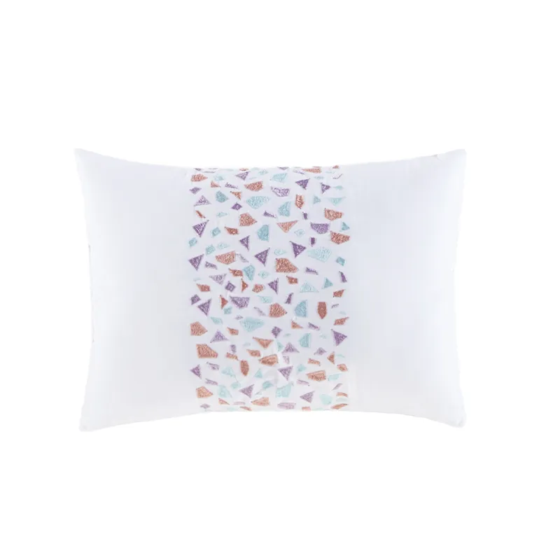 Mi Zone Glimmer Metallic Glitter Printed Reversible Comforter Set