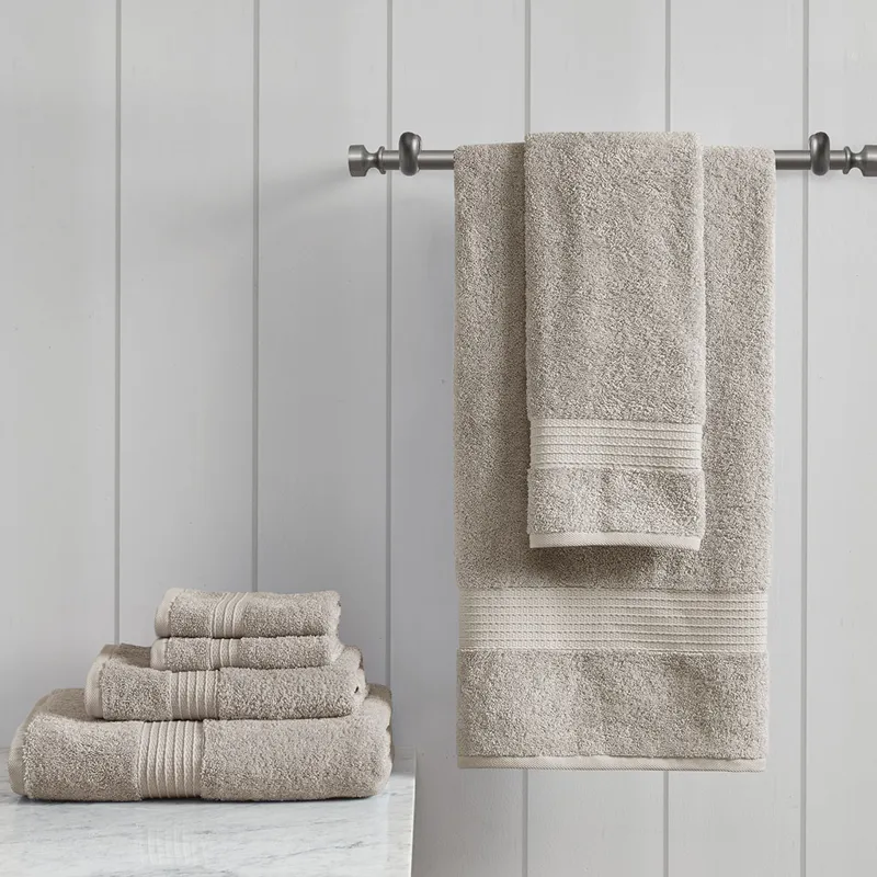Madison Park Organic 6 Piece Organic Cotton Towel Set