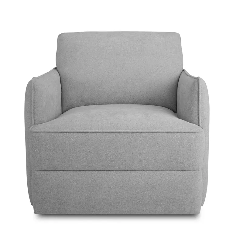 Carly Swivel Chair - Light Grey