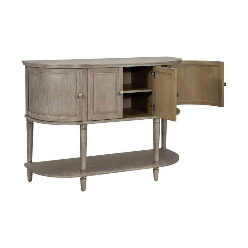 Ayanna Accent Cabinet with Lower Shelf - Reclaimed Wheat