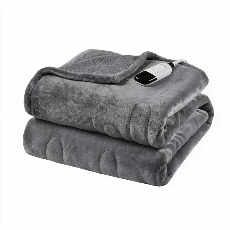 Beautyrest Heated Microlight to Berber Throw