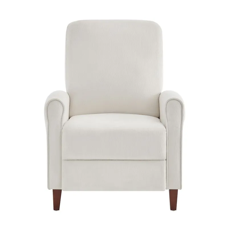 Madison Park Marena Upholstered Manual Push Back Recliner