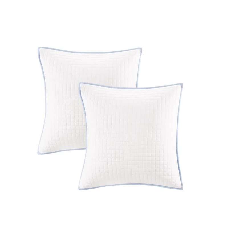 Urban Habitat Brooklyn Cotton Jacquard Comforter Set with Euro Shams and Throw Pillows