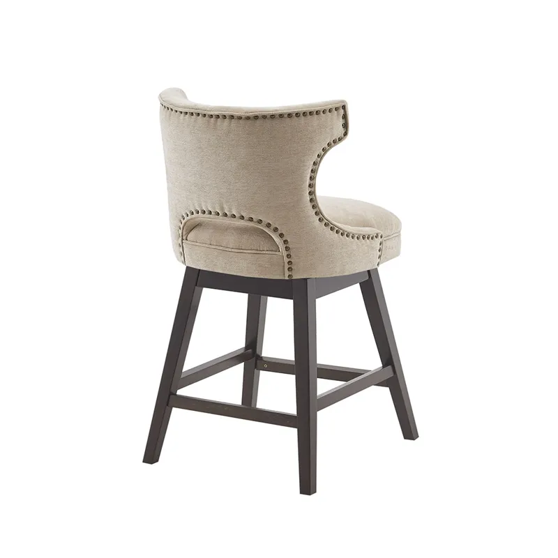 Emmett 25.75\" Swivel Counter Stool - Beige