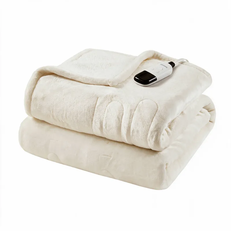 Beautyrest Heated Microlight to Berber Throw