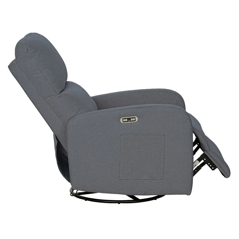 INK+IVY Dakota Power Recliner 3-in-1 with Swivel, Glider, Charging Station